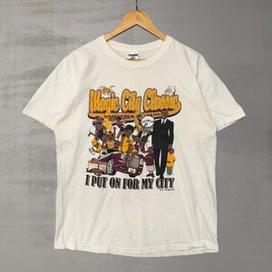 Vintage Magic City Classic ASU Birmingham Shirt White Large HBCU Obama